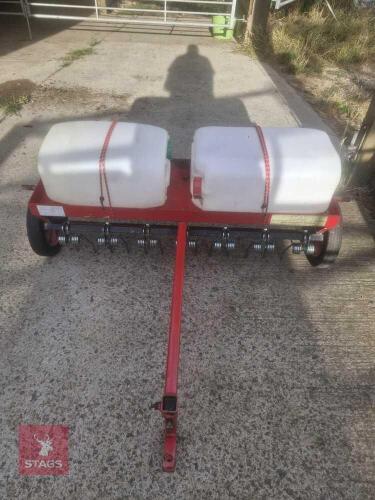 SCH 40'' TOWED HD DE-THATCHER & RAKE