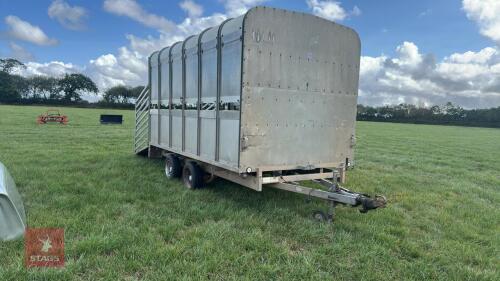 IFOR WILLIAMS 12' LIVESTOCK TRAILER