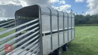 IFOR WILLIAMS 12' LIVESTOCK TRAILER - 33
