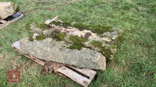 3 GRANITE POSTS