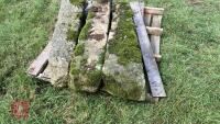 3 GRANITE POSTS - 7