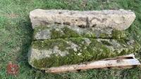 3 GRANITE POSTS - 3