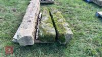 3 GRANITE POSTS - 6