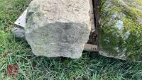 3 GRANITE POSTS - 7