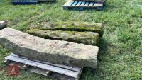 3 GRANITE POSTS - 9