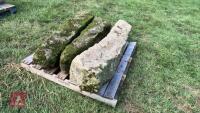 3 GRANITE POSTS - 11