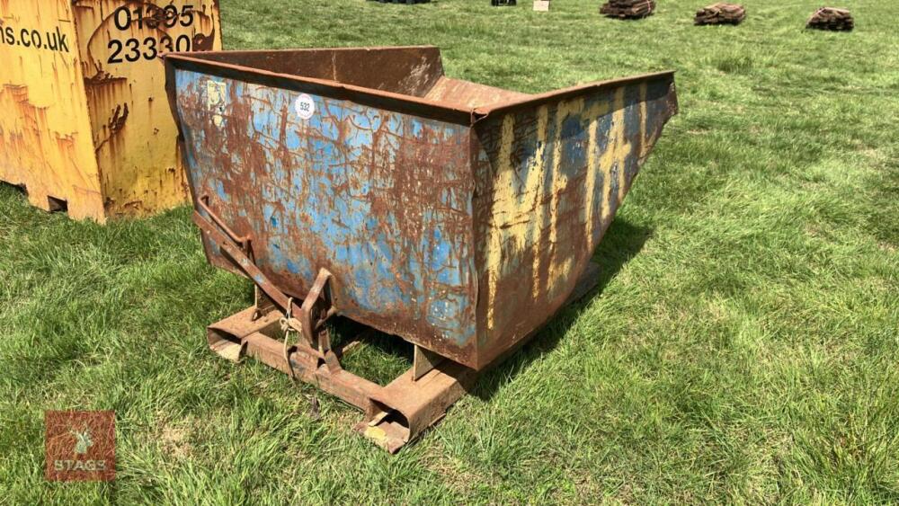 TS120 TIPPING SKIP