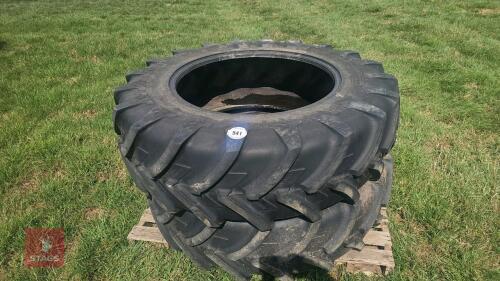 2 MICHELIN AGRIBIB RADIAL X TYRES