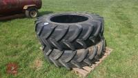 2 MICHELIN AGRIBIB RADIAL X TYRES - 2