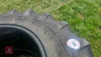 2 MICHELIN AGRIBIB RADIAL X TYRES - 4