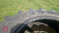 2 MICHELIN AGRIBIB RADIAL X TYRES - 6