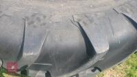 2 MICHELIN AGRIBIB RADIAL X TYRES - 8