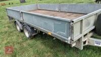 IFOR WILLIAMS 14' FLATBED TRAILER - 9