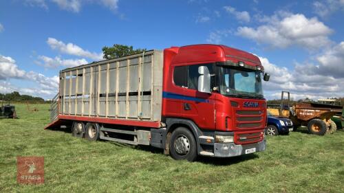 2012 SCANIA G440 LIVESTOCK LORRY