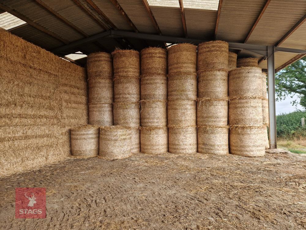 45 ROUND BALES OF 2026 OAT STRAW - BIDS PER BALE