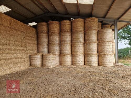 45 ROUND BALES OF 2026 OAT STRAW - BIDS PER BALE