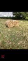 50 ROUND BALES OF 2026 HAY - BIDS PER BALE
