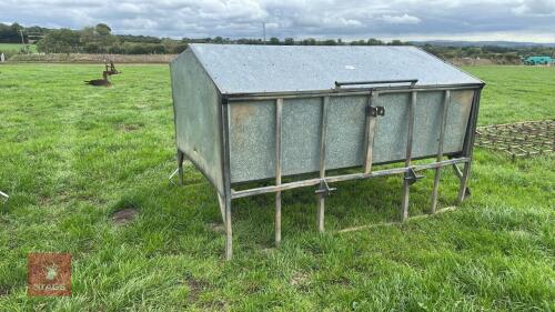 8' GALVANISED CALF CREEP FEEDER