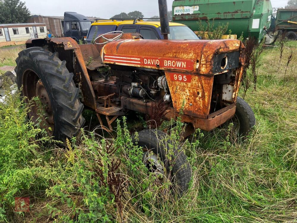 DAVID BROWN 995 2WD TRACTOR (S/R)