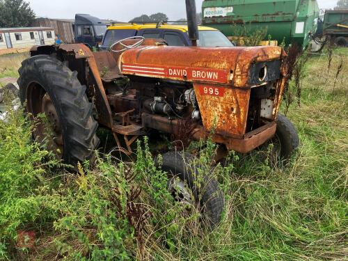 DAVID BROWN 995 2WD TRACTOR (S/R)