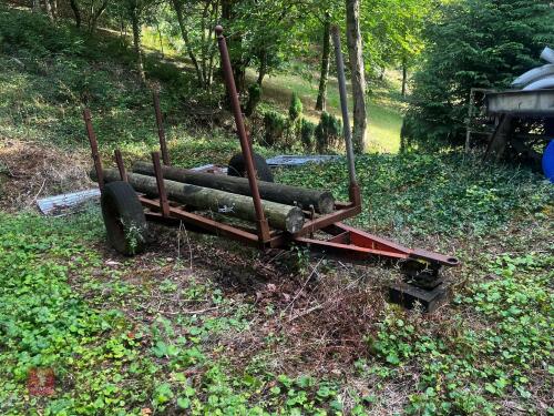 HOMEMADE LOGGING TRAILER