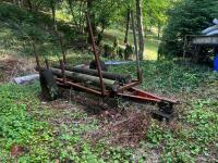 HOMEMADE LOGGING TRAILER