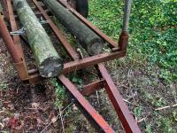 HOMEMADE LOGGING TRAILER - 4