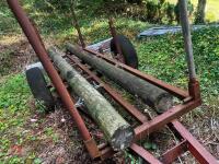 HOMEMADE LOGGING TRAILER - 5