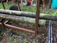 HOMEMADE LOGGING TRAILER - 15