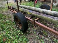 HOMEMADE LOGGING TRAILER - 16