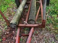 HOMEMADE LOGGING TRAILER - 21