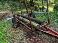 HOMEMADE LOGGING TRAILER - 25