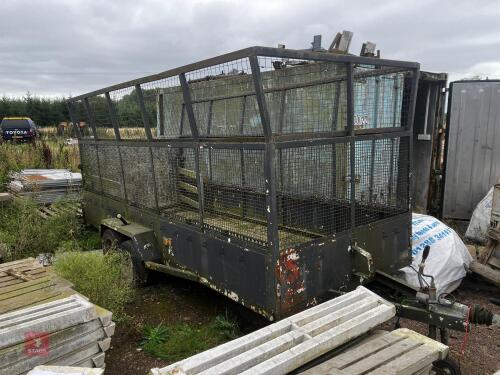14' CAGE SIDED TRAILER