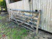 10' WOODEN GATE (A) - 2
