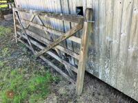 10' WOODEN GATE (A) - 3
