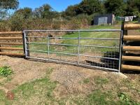 12' GALVANISED MESHED GATE