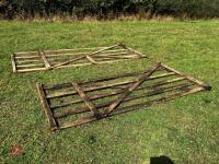 2 WOODEN GATES