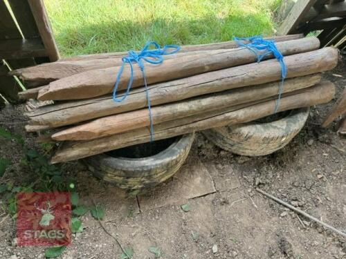 WOODEN FENCING STAKES