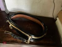 PATENT FULL LEATHER COLLAR BRASS HAMES - 2