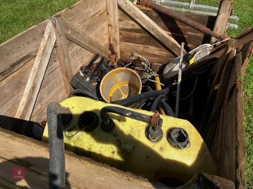ASSORTED BOX OF SPRAYER PARTS (S/R)