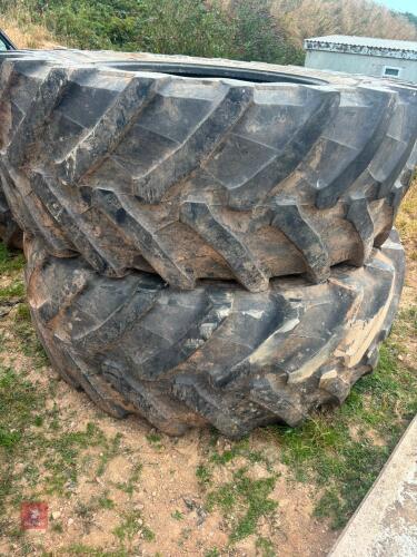 SET OF TRELLEBORG TRACTOR TYRES