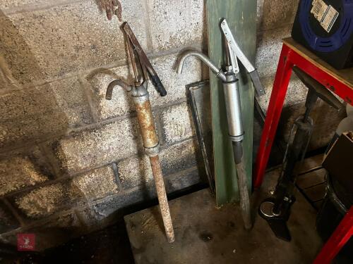 2 OIL DRUM PUMPS