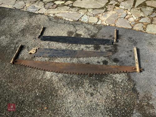 VINTAGE CROSS CUT SAWS