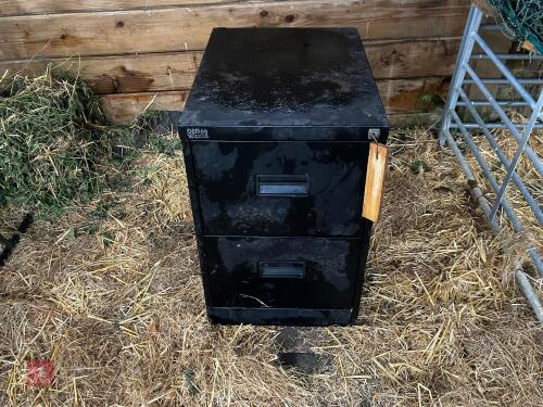 SMALL METAL FILING CABINET