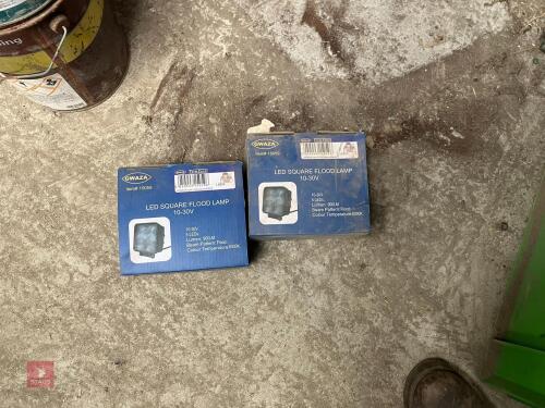 PAIR OF GWAZA LED WORK LIGHTS