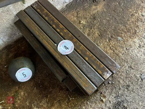 QUANTITY OF BOX IRON OFFCUTS (4)