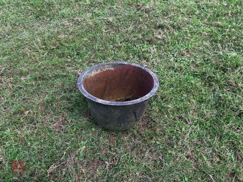 VINTAGE CAST IRON PLANTER