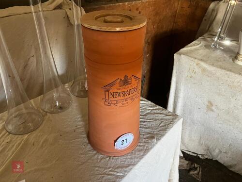 CLAY NEWSPAPER HOLDER (21)