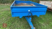APPROX 4T HYDRAULIC TIPPING TRAILER - 4