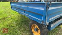 APPROX 4T HYDRAULIC TIPPING TRAILER - 20